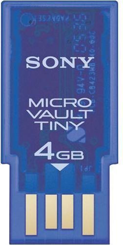 Pendrive Sony MICRO VAULT TINY 4GB USB (USM4GH) 1