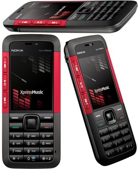 nokia xpressmusic red