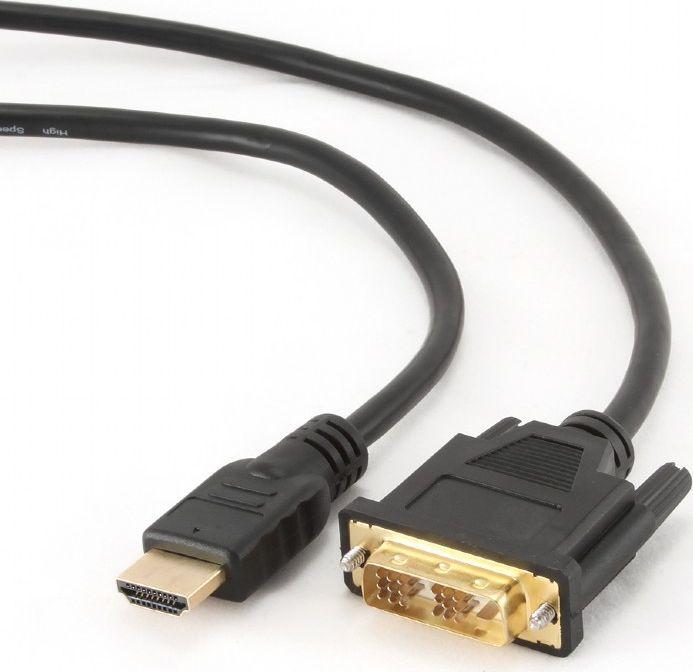 Pathological rattle drum Gembird HDMI - DVI-D 1.8m czarny (CCHDMIDVI6) - Kabel - Morele.net
