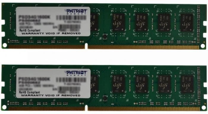Pamięć Patriot Signature, DDR3, 4 GB, 1333MHz, CL9 (PSD34G1333K) 1