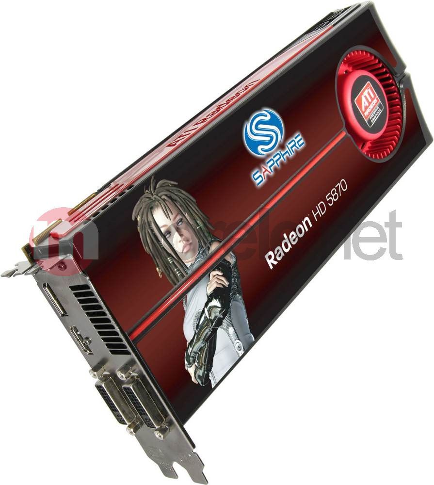 Karta graficzna Sapphire HD 5870 1GB GDDR5, 256 bit, PCI-E, HDMI/DualDVI/DP, FULL (21161-00-54R) + kupon na grę Dirt2 1