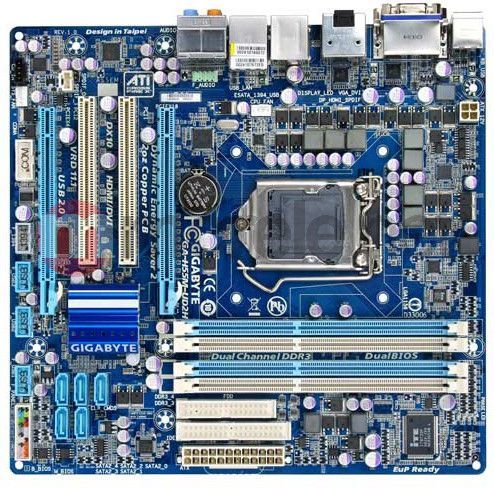 Gigabyte h55m ud2h совместимость с видеокартами