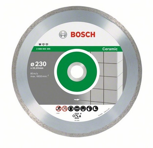 Bosch Tarcza tnąca diamentowa Standard for Ceramic 115x22x1,6mm 2608602201 1