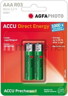 Agfa Akumulator Direct Energy AAA / R03 950mAh 2 szt. 1