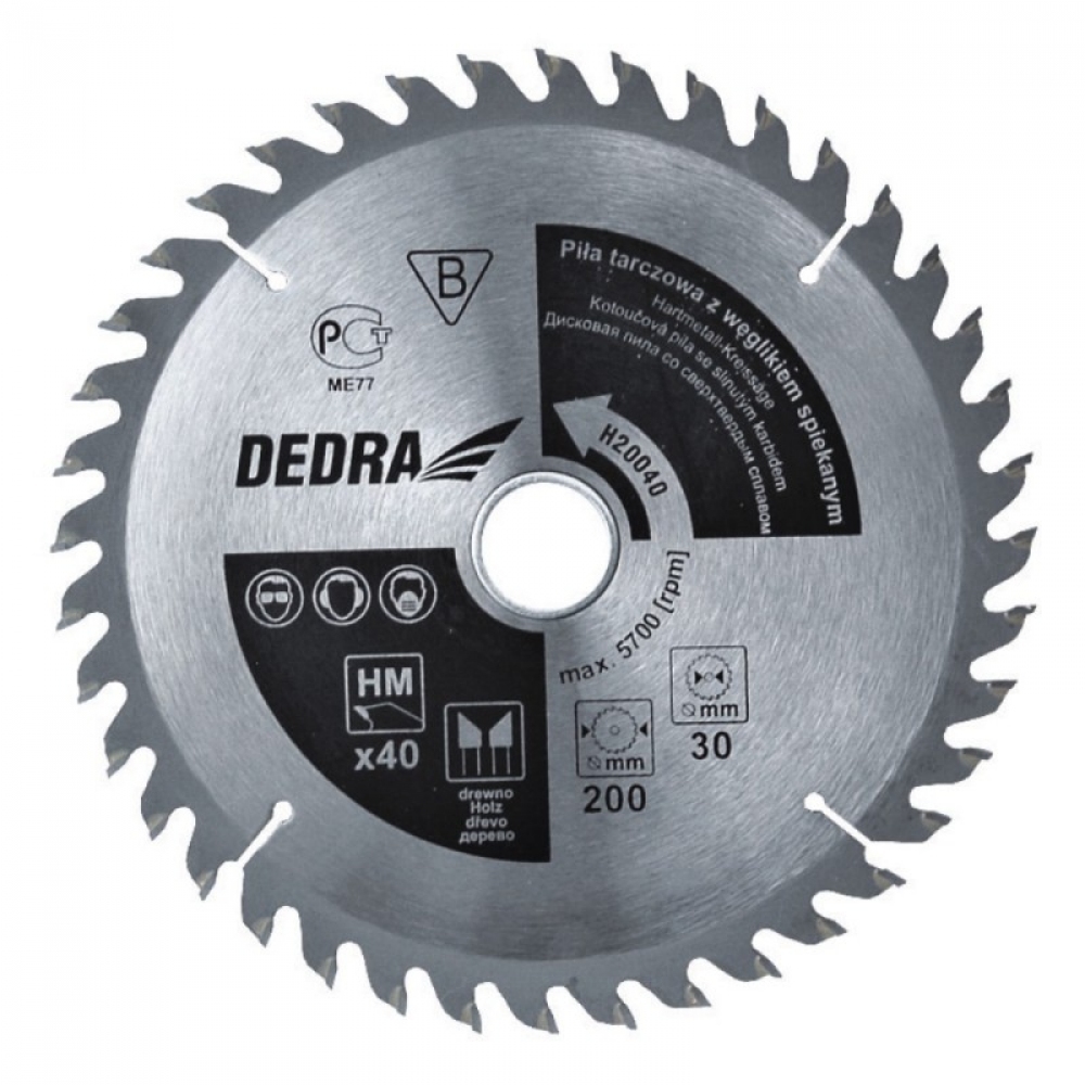 Dedra Piła tarczowa 450x30mm 100z. z węglikiem spiekanym - H450100 1