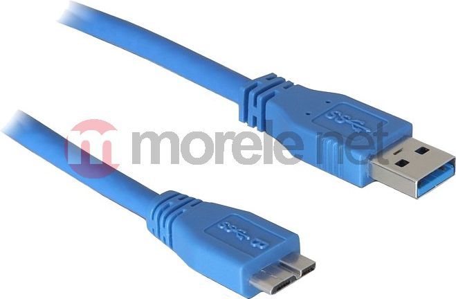 Kabel USB Delock USB-A - microUSB 1 m Niebieski (82531) 1