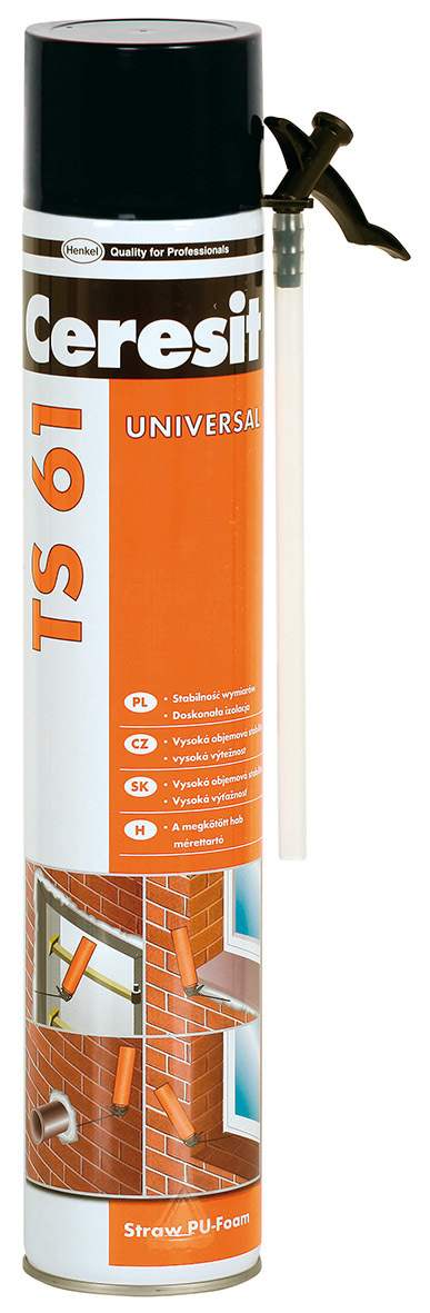 Ceresit Pianka budowlana TS61 poliuretanowa wężykowa niskoprężna 750ml 1