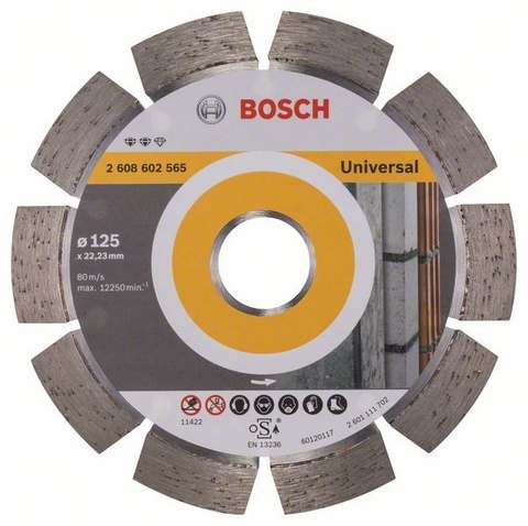 Bosch Diamentowa tarcza tnąca EXPERT FOR UNIVERSAL 125x22,2mm 2 608 602 565 1