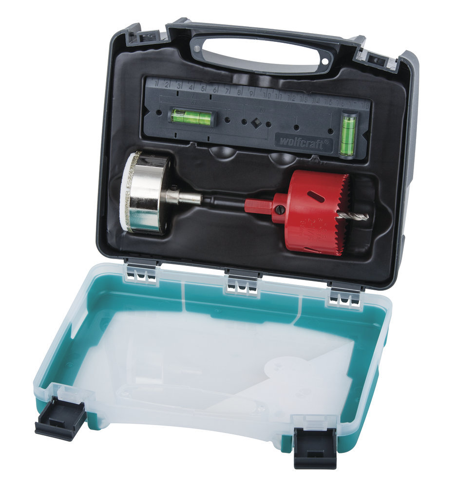 Wolfcraft Zestaw otwornic instalacje sanitarne 68mm (5981000) 1