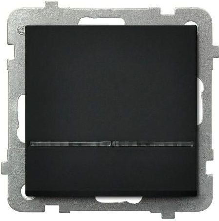 Ospel Łącznik hotelowy Sonata 16A IP20 czarny metalik (ŁP-15RS/m/33) 1