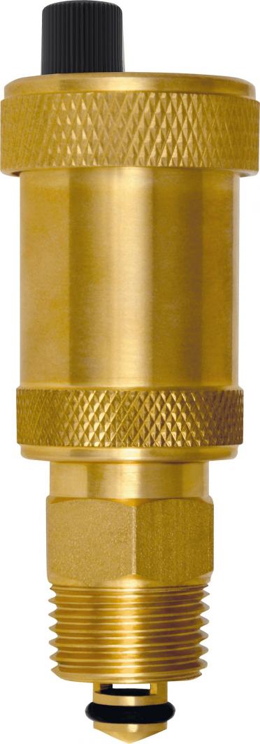 Ferro odpowietrznik automatyczny 1/2" z zaworem stopowym (015AS2) 1