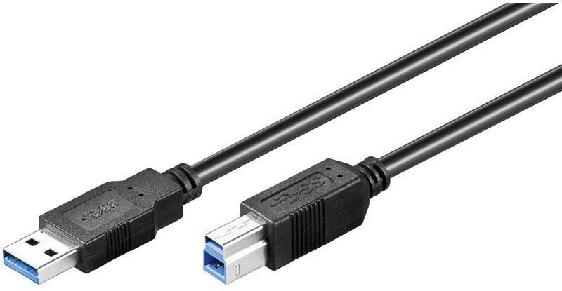 Adapter USB Goobay Przewód adapter USB 3.0 SuperSpeed 3m USB-A - USB-B (93654) 1