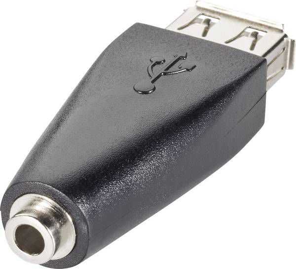 Adapter USB Goobay Brak USB - Jack 3.5mm Czarny  (93982) 1