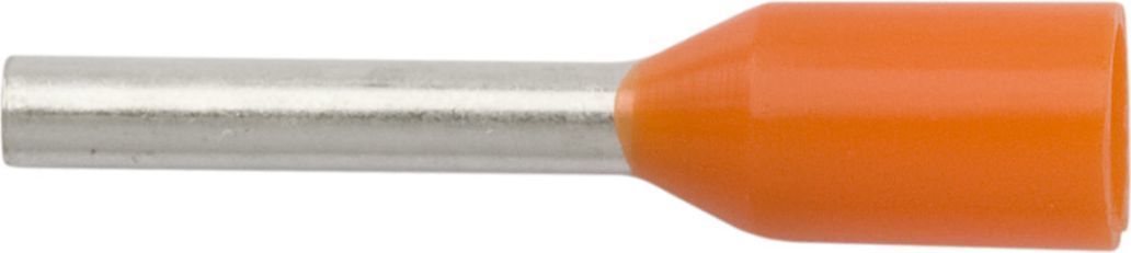 Ergom Końcówka tulejkowa izolowana HI 0,5/8 pomarańczowa 100 sztuk (E08KH-02010111521) 1