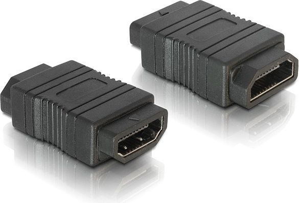 Adapter AV Delock HDMI - HDMI czarny (65049) 1