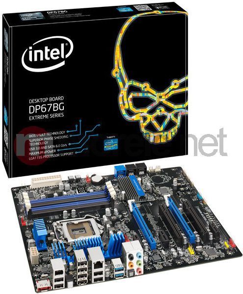 Płyta główna Intel DP67BG Burrage, P67,DDR3 1333, SATA, GBLAN, CF, ATX, BULK (BLKDP67BG) 1