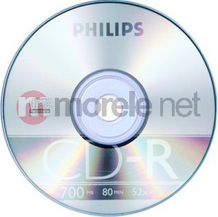  Philips CD-R 700 MB 52x 25 sztuk (CR7D5NB25) 1