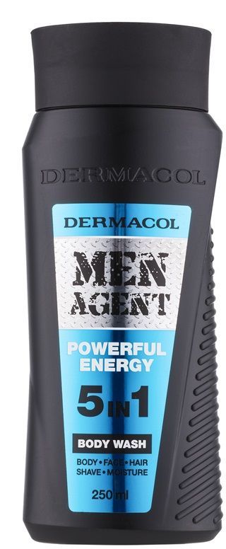 Dermacol Żel pod prysznic Agent Powerful Energy 5in1 250 ml 1