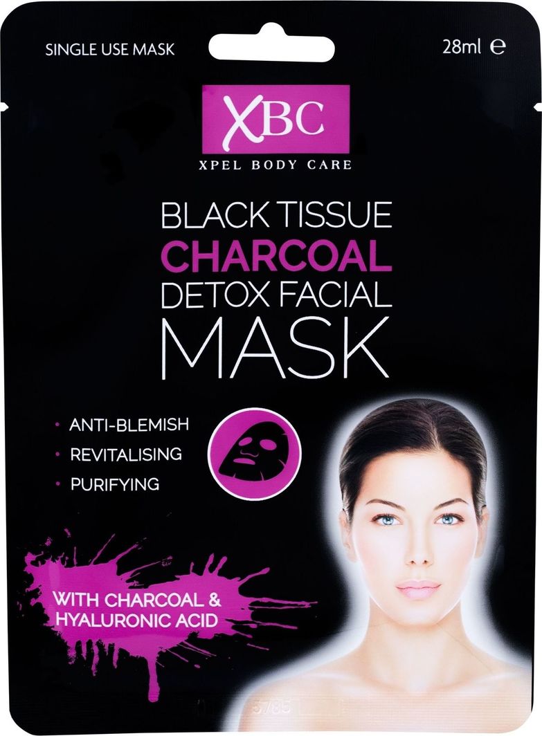 Xpel Czarna maska Charcoal Detox Facial 1