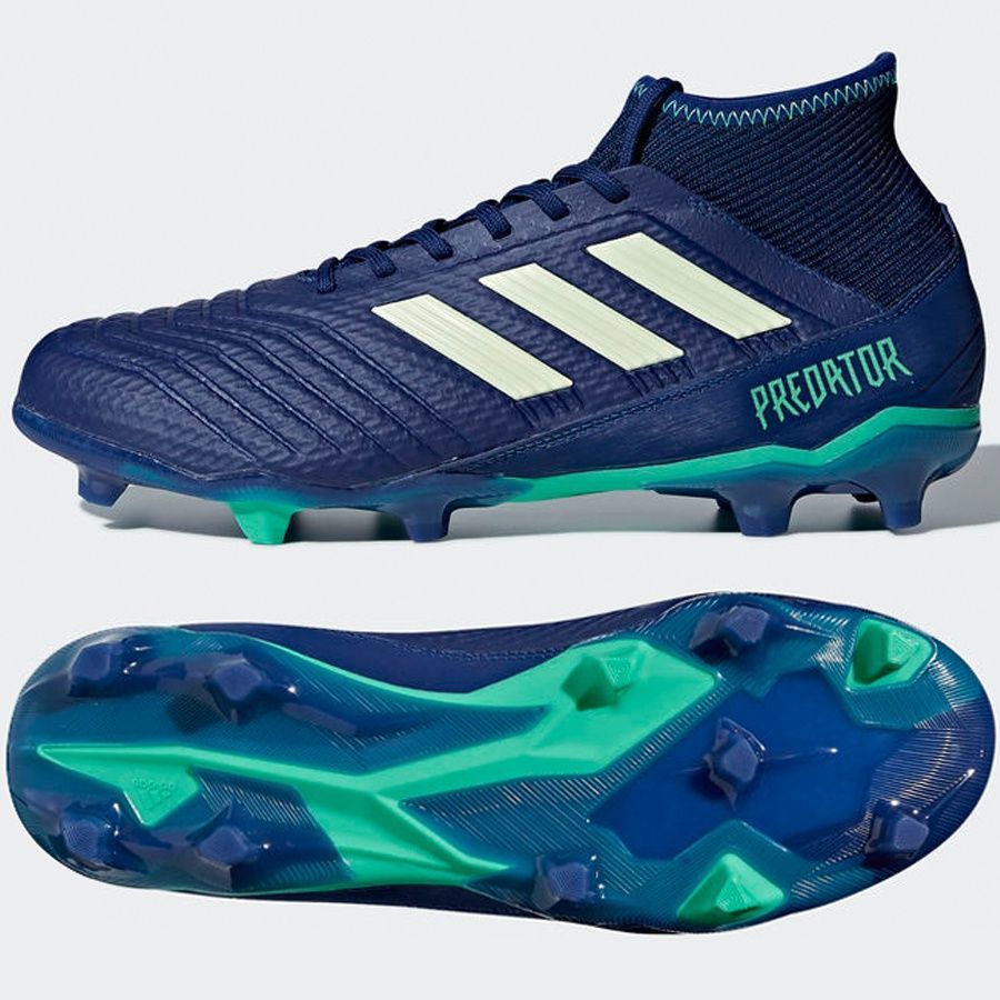 Adidas Predator 18.3 FG Art CP9304 lace up blue - Depop