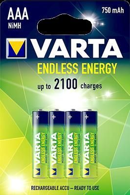 Varta Bateria Endless Energy AAA / R03 750mAh 4 szt. 1
