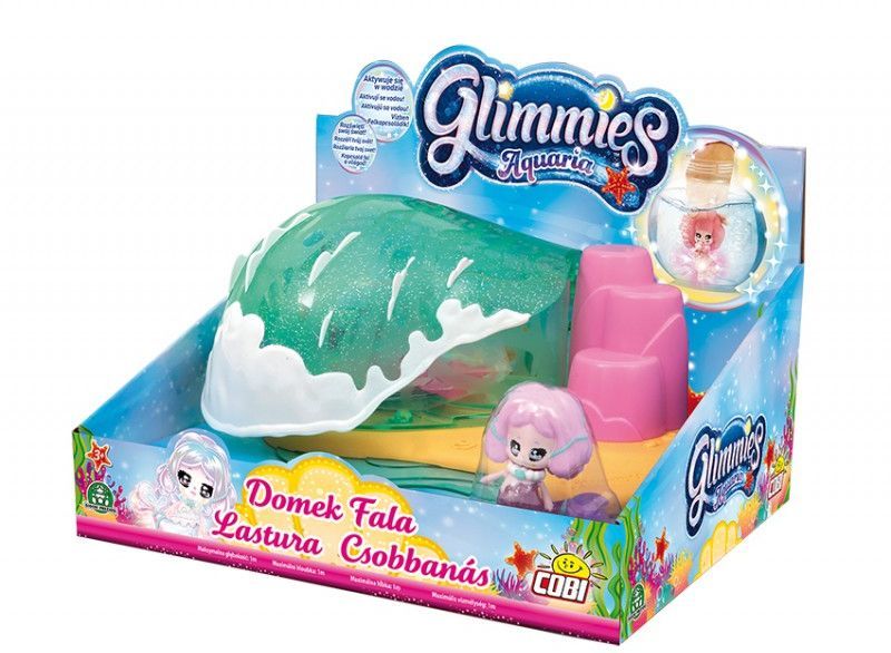 Figurka Cobi Glimmies Aquaria - Figurka + Domek Fala (GXP-632744) 1