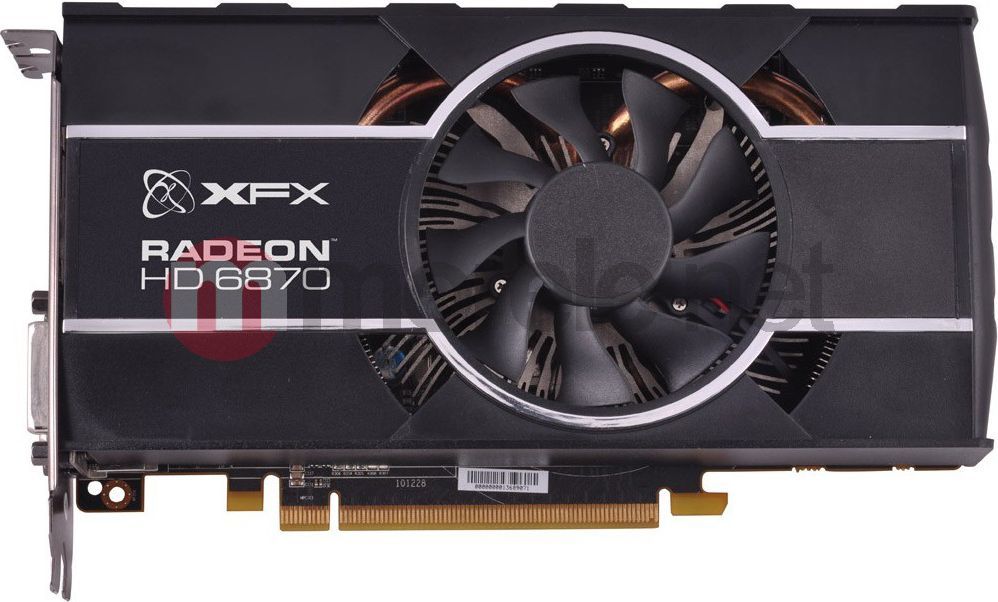 Karta graficzna XFX Radeon HD6870 1GB DDR5 256BIT 2xDVI+HDMI+2xDisplayPort BOX (HD-687A-ZHFC) 1