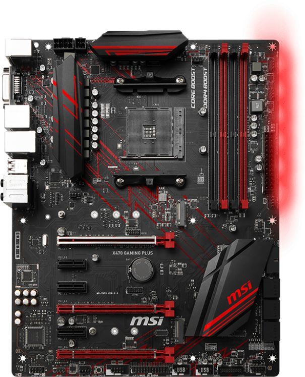 MSI X470 GAMING PLUS ATX ゲーミングマザーボード MSI X470 GAMING PLUS - Płyta główna - Morele.net