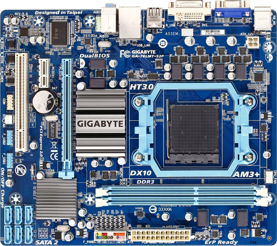 Схема подключения gigabyte ga 78lmt s2