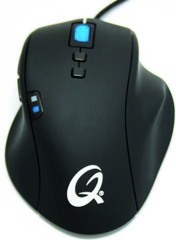 Mysz Qpad 5K Pro Gaming Laser Black (GMYQP5K) 1