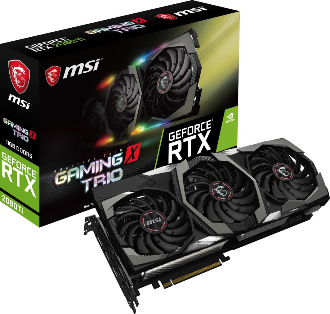 MSI GeForce RTX 2080Ti Gaming X Trio 11GB GDDR6 (RTX 2080 Ti GAMING X TRIO) - Karta graficzna - Morele.net