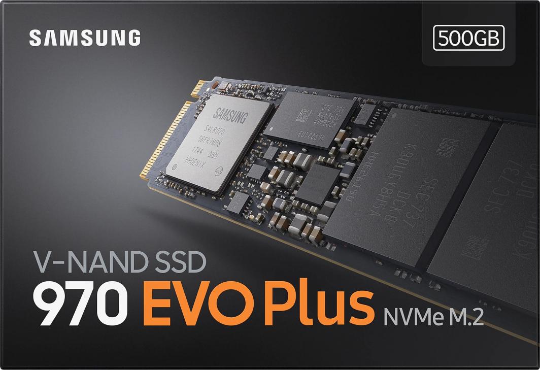 Samsung 970 EVO Plus 500GB M.2 2280 PCI-E x4 Gen3 NVMe (MZ