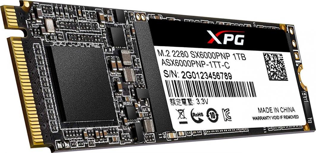 ADATA XPG SX6000 Pro 1TB M.2 2280 PCI-E x4 Gen3 NVMe