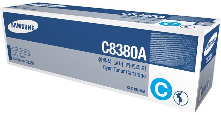 Toner Samsung CLX-C8380A Cyan Oryginał  (SU575A) 1