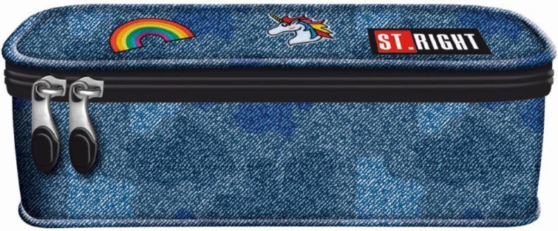 Piórnik St. Majewski saszetka z wewnętrzną klapką Jeans&Badges ( 270957 ) 1