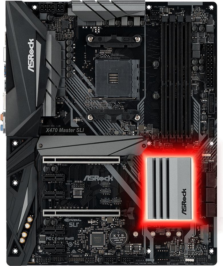 ASRock X470 MASTER SLI マザーボード ASRock X470 MASTER SLI - Płyta główna - Morele.net