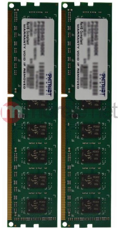 Pamięć Patriot Signature, DDR3, 8 GB, 1333MHz, CL9 (PSD38G1333K) 1