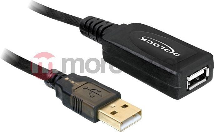 Kabel USB Delock USB-A - microUSB 20 m Czarny (82690) 1