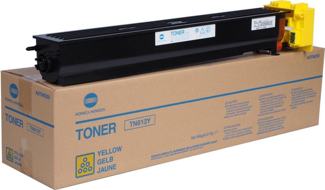 Toner Konica Minolta TN-613 Yellow Oryginał  (A0TM250) 1