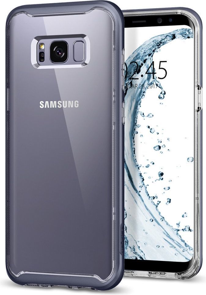 Spigen Etui Neo Hybrid Crystal do Samsung Galaxy S8+ Plus gray orchid 1