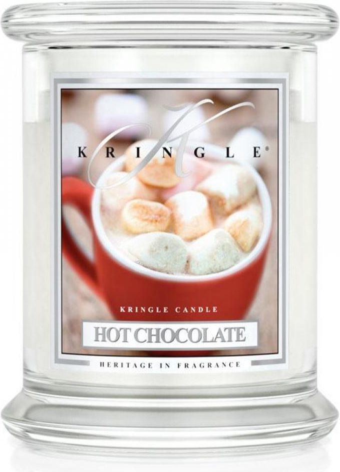 Kringle Candle Świeca zapachowa z dwoma knotami, średni, klasyczny