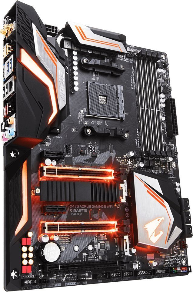 PCパーツ GIGABYTE X470 AORUS Gaming 5 WiFi Gigabyte X470 AORUS GAMING 5 WIFI - Płyty główne Socket AM4