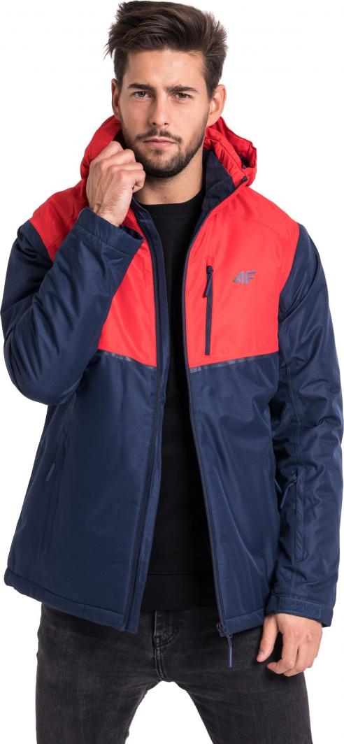 4f Kurtka narciarska męska H4Z18 KUMN003 granatowa r. XXL w 4f kurtka narciarska męska h4z18-kumn004 granatowa r xxl