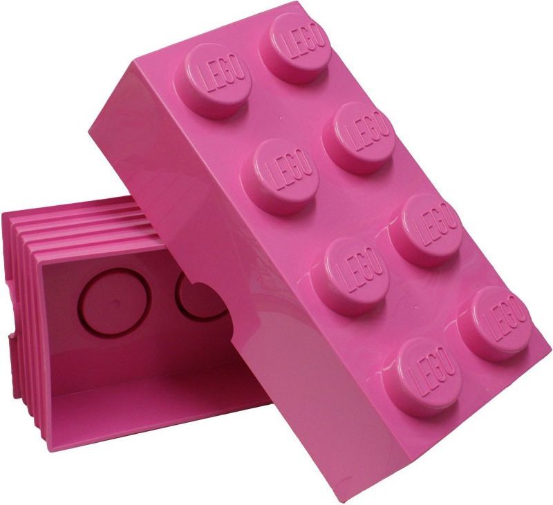 LEGO Room Copenhagen Storage Brick 8 pojemnik różowy (RC40041739) 1
