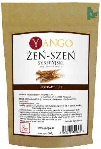 Yango Żeń-Szeń Syberyjski 100g 1