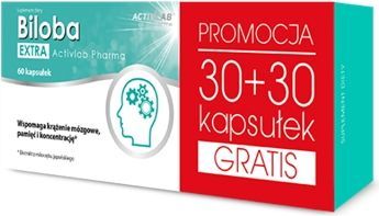 Activlab Pharma Biloba extra - 60 kapsułek 1
