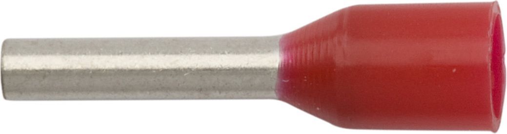 EM Group Końcówka tulejkowa izolowana 1mm2/8mm czerwona cynowana TI1L8 100szt. 1