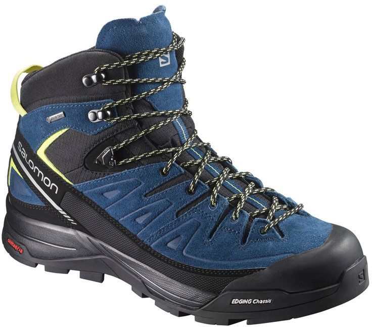 Salomon Buty męskie X Alp Mid Ltr GTX BlackPoseidonSulphur Salomon Buty X Alp Mid Ltr GTX L39841100, półbuty męskie