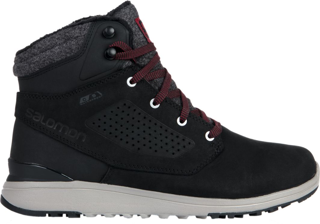 Salomon Buty męskie Utility Winter CS WP BlackBlackRed Buty zimowe SALOMON UTILITY WINTER CS WP (404725) Ceny i