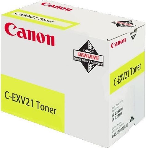 Toner Canon C-EXV21 Yellow Oryginał  (0455B002AA) 1